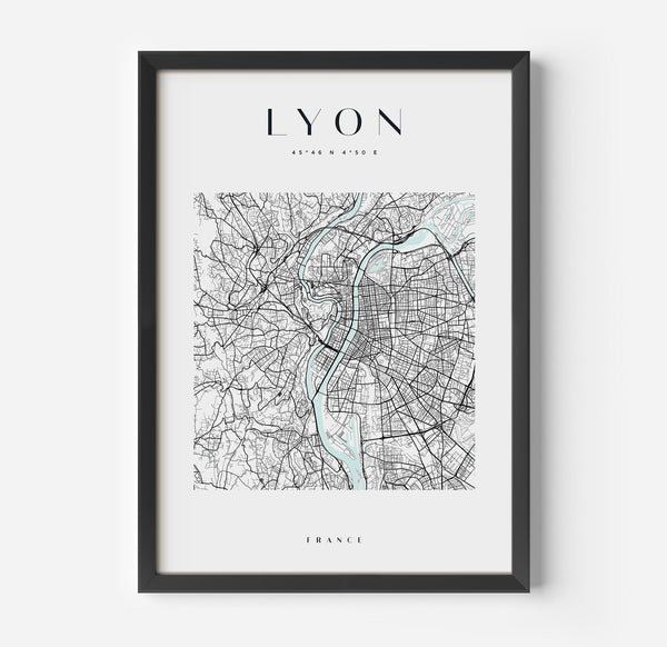 a black and white map of a city