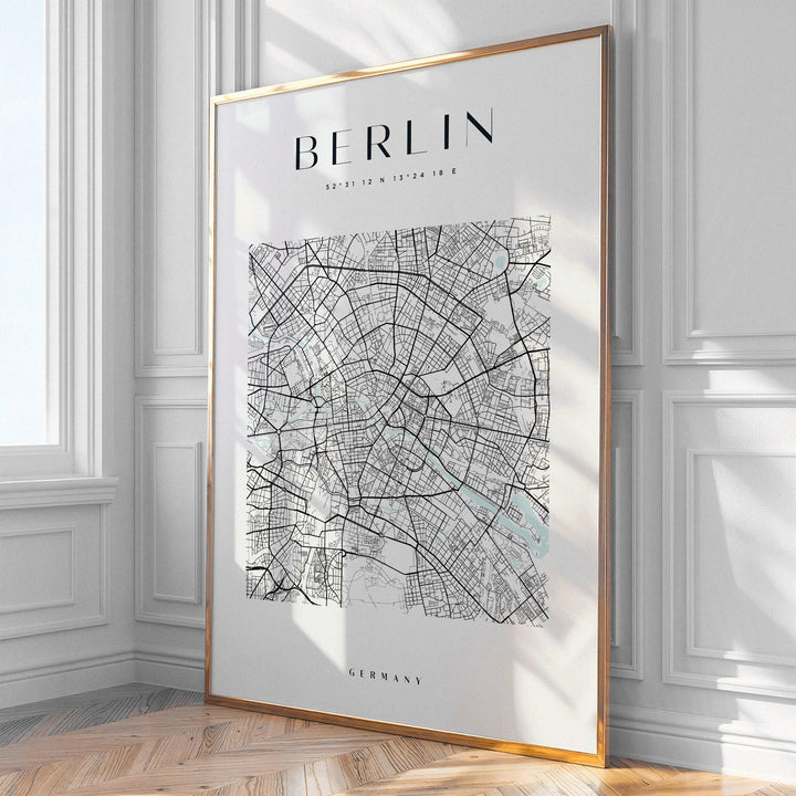 Berlin City Map Print