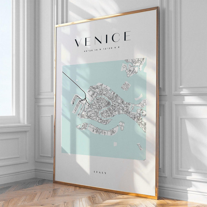 Venice City Map Print
