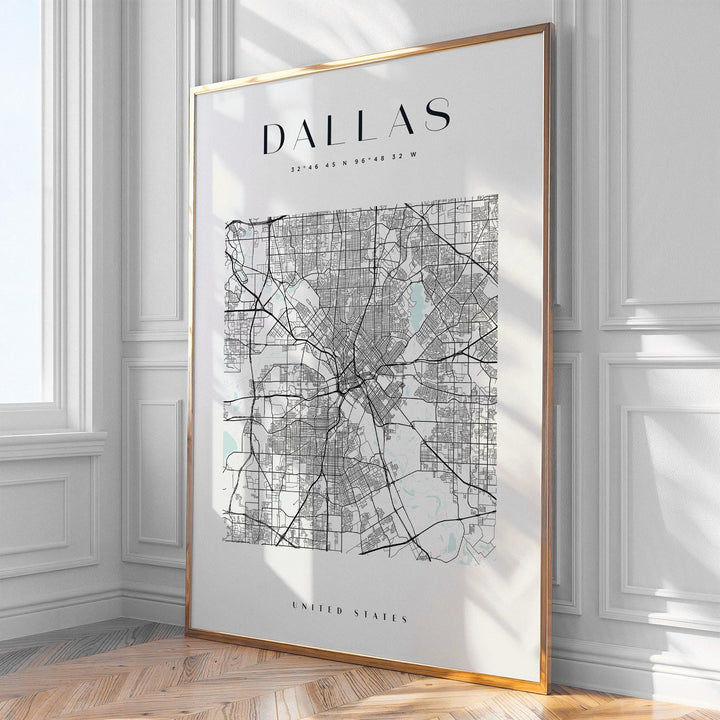 Dallas Map Print