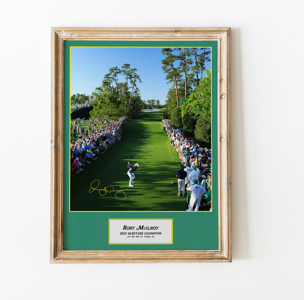 Rory Mcilroy 2025 Masters Print