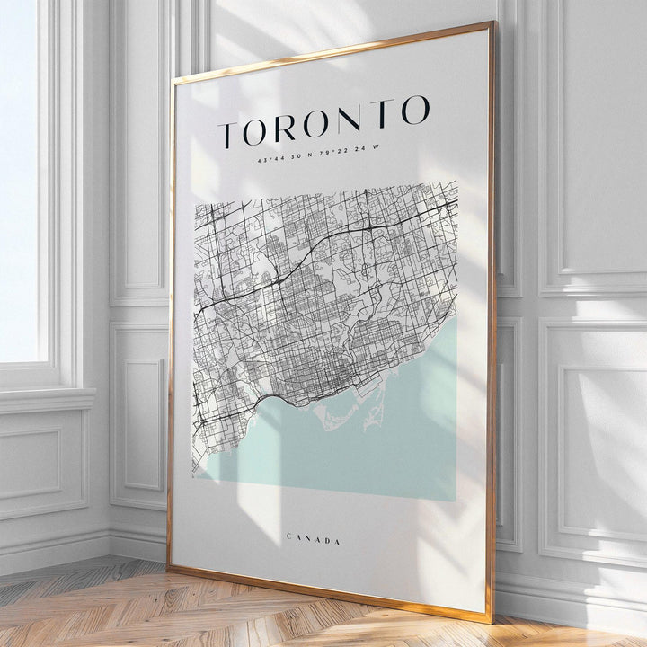 Toronto City Map Print