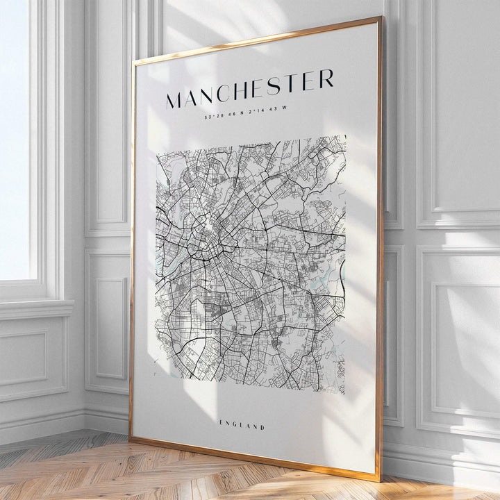 Manchester Map Print