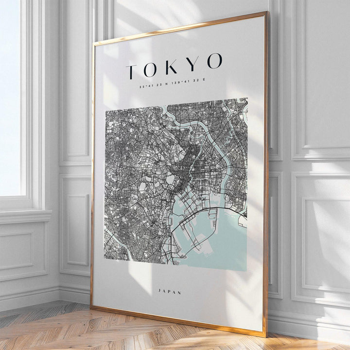 Tokyo City Map Print