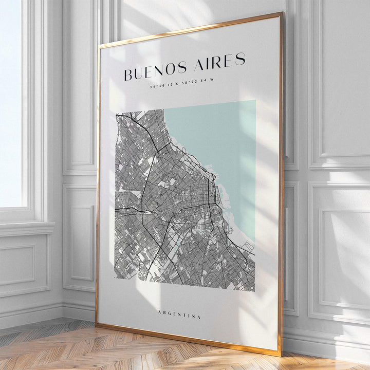 Buenos Aires City Map Print