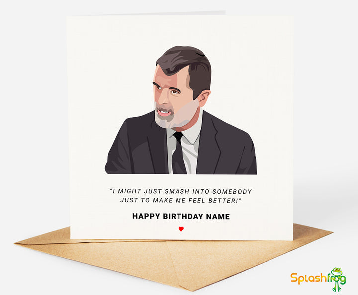 Roy Keane Birthday Card