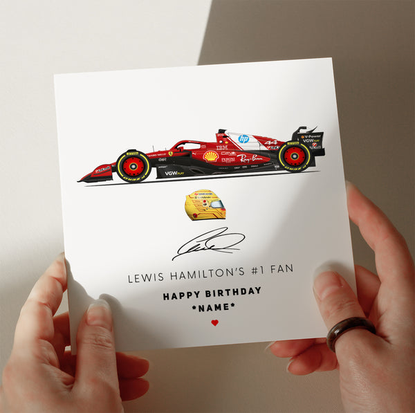 Lewis Hamilton 2025 - Birthday Card