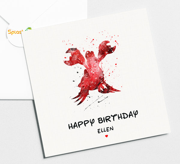 The Little Mermaid Birthday Card