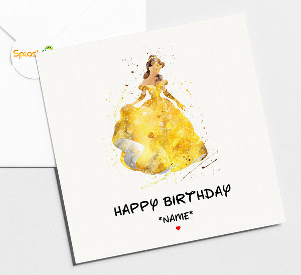 Beauty and the Beast - Birthday Card #365