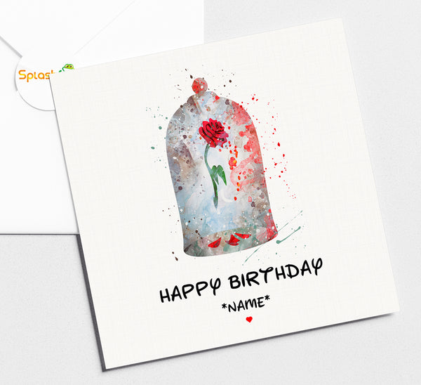 Beauty and the Beast - Birthday Card #361