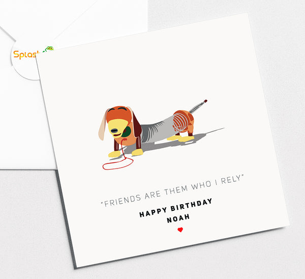 Slinky Toy Story - Birthday Card #SF10