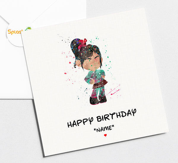 Vanellope von Schweetz - Birthday Card #336