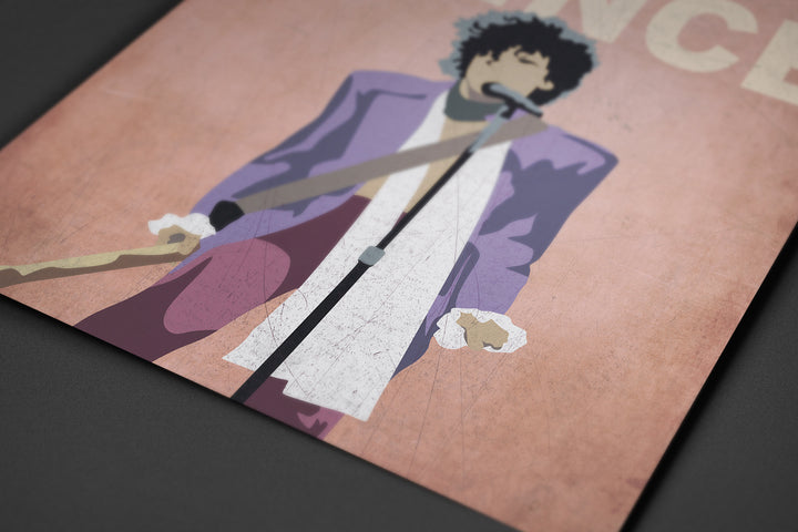 Prince Minimalist Art Print Poster Gift Idea For Him Or Her Music Poster | Queen Print | Queen Music Poster |