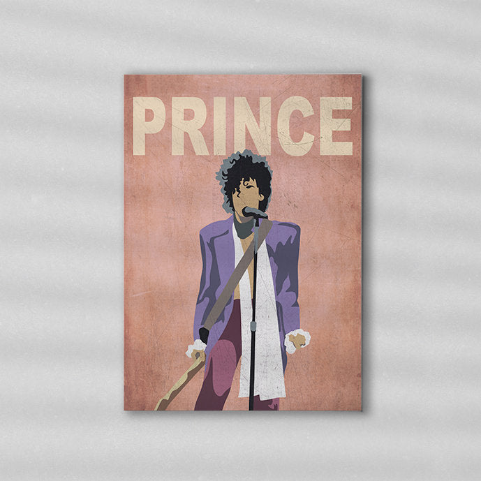 Prince Minimalist Art Print Poster Gift Idea For Him Or Her Music Poster | Queen Print | Queen Music Poster |