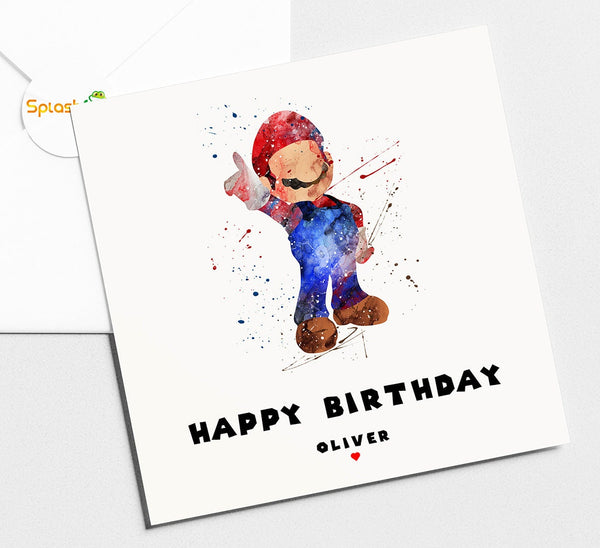 Gaming Birthday Card