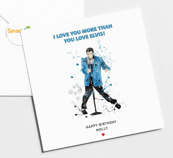 Elvis Birthday Card
