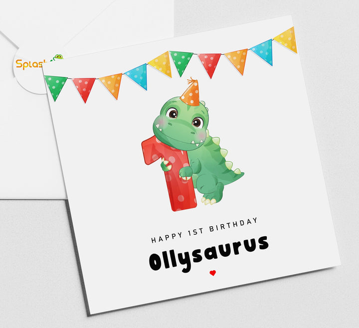 Happy 1st Birthday Card For Son