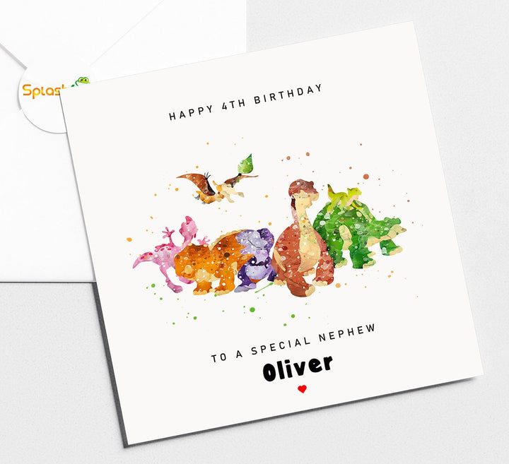 Land Before Time Birthday Card