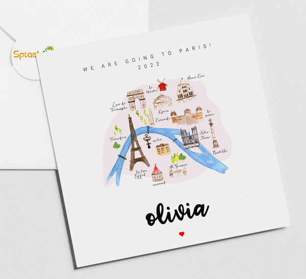 Paris Holiday Card