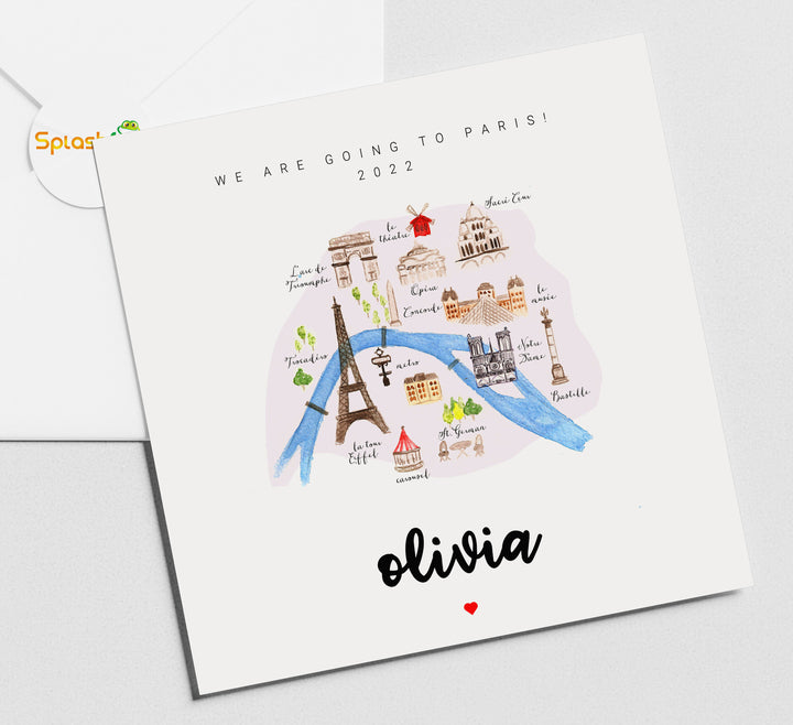Paris Holiday Card