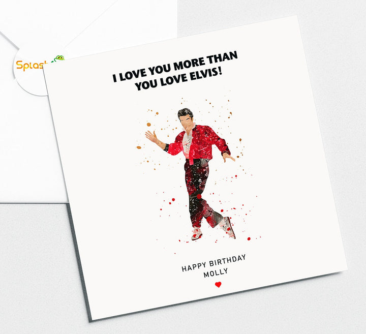 Elvis Birthday Card