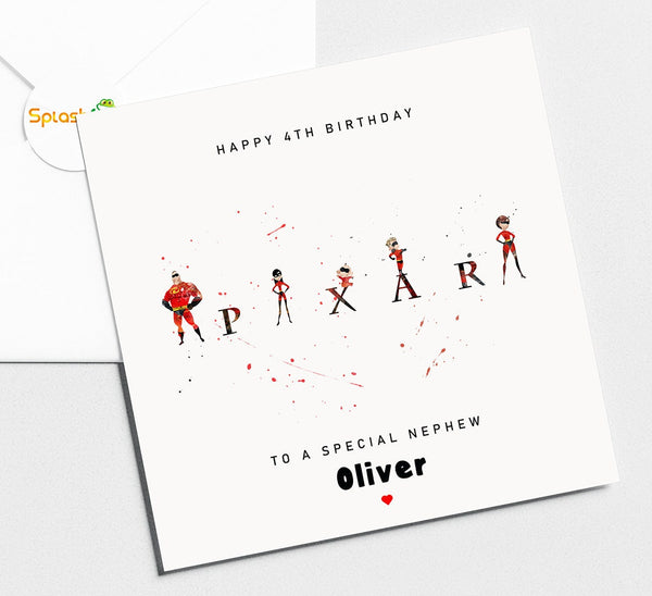 Incredibles Birthday Card