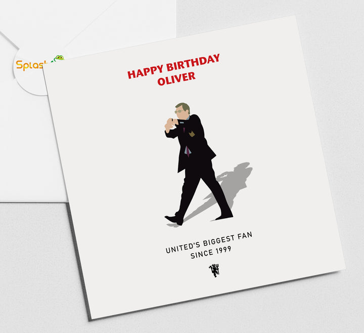 Sir Alex Ferguson Birthday Card