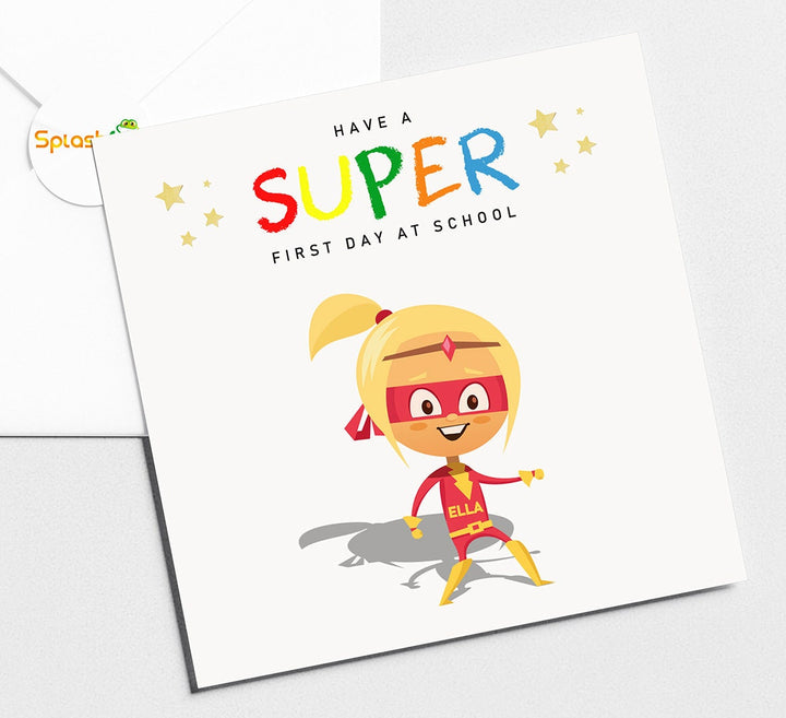 Personalised Back To School Card