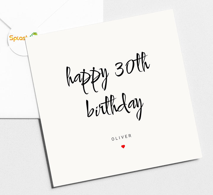 Happy 30th Birthday
