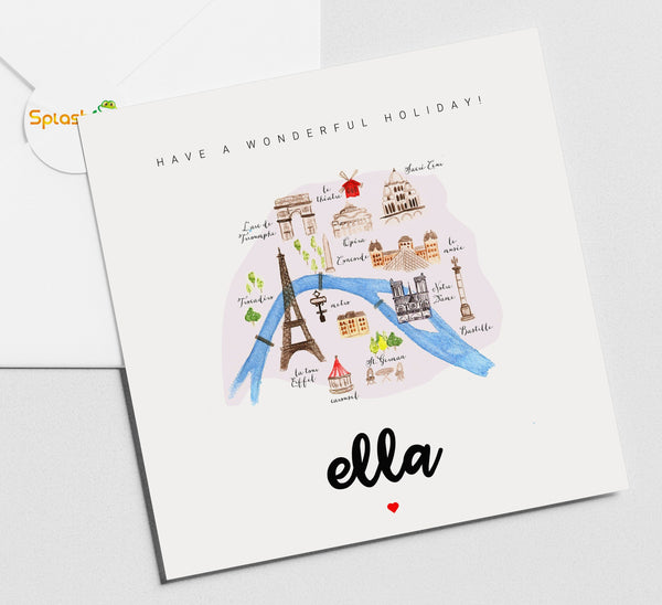 Paris Holiday Card