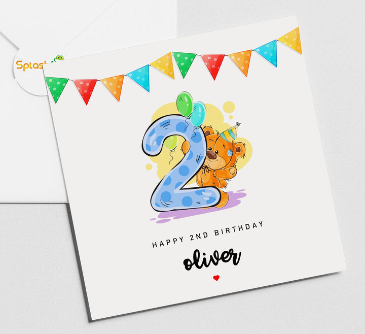 Happy 2nd Birthday Card