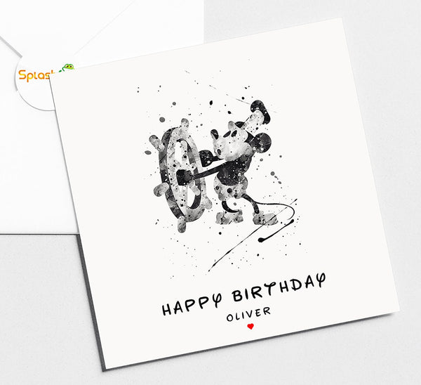 Classic Mickey Birthday Card