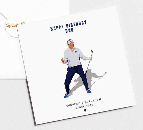 Europe Ryder Cup Birthday Card