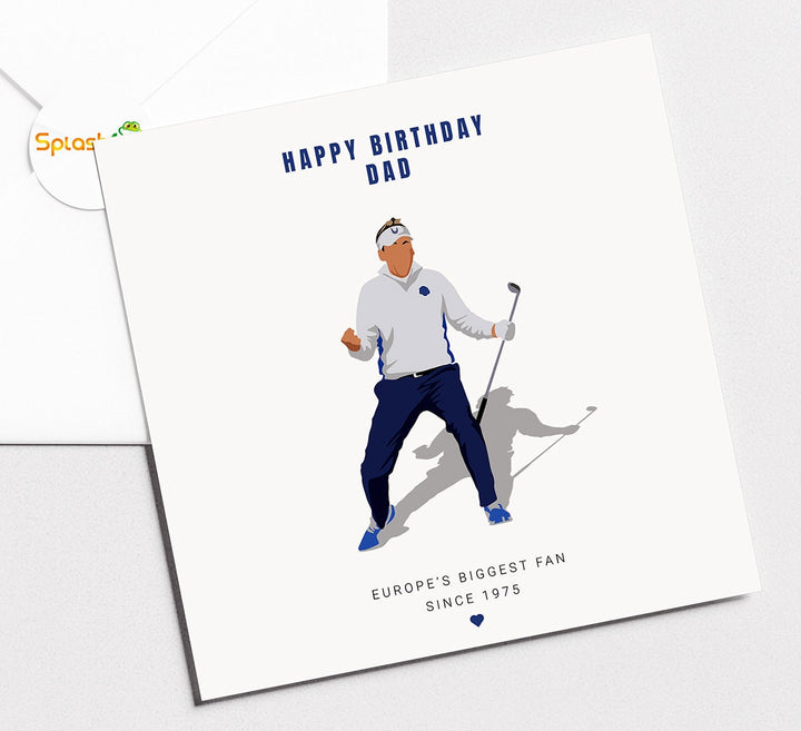 Europe Ryder Cup Birthday Card