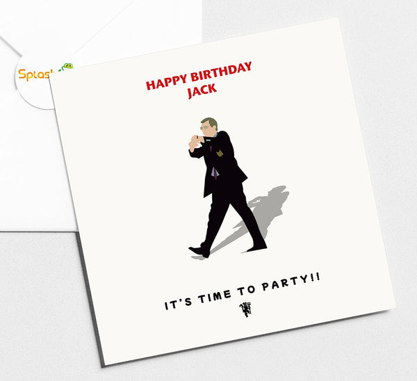 Sir Alex Ferguson Birthday Card