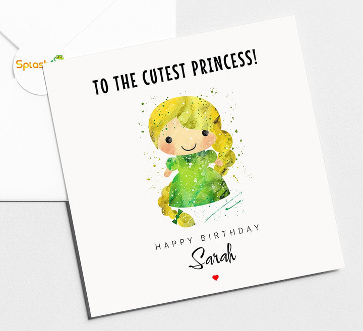 Baby Snow White Birthday Card