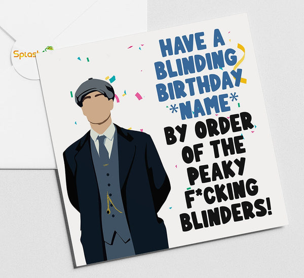Thomas Shelby Birthday Card