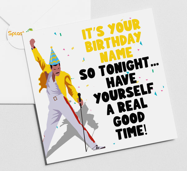 Freddie Mercury Birthday Card