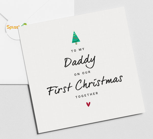 First Xmas Daddy - Christmas Card #15