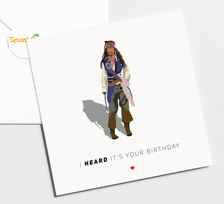 Funny Johnny Depp Amber Heard Birthday Card