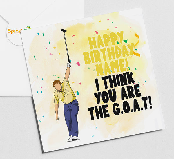 Jack Nicklaus - Birthday Card